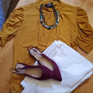A&G Yellow Blouse